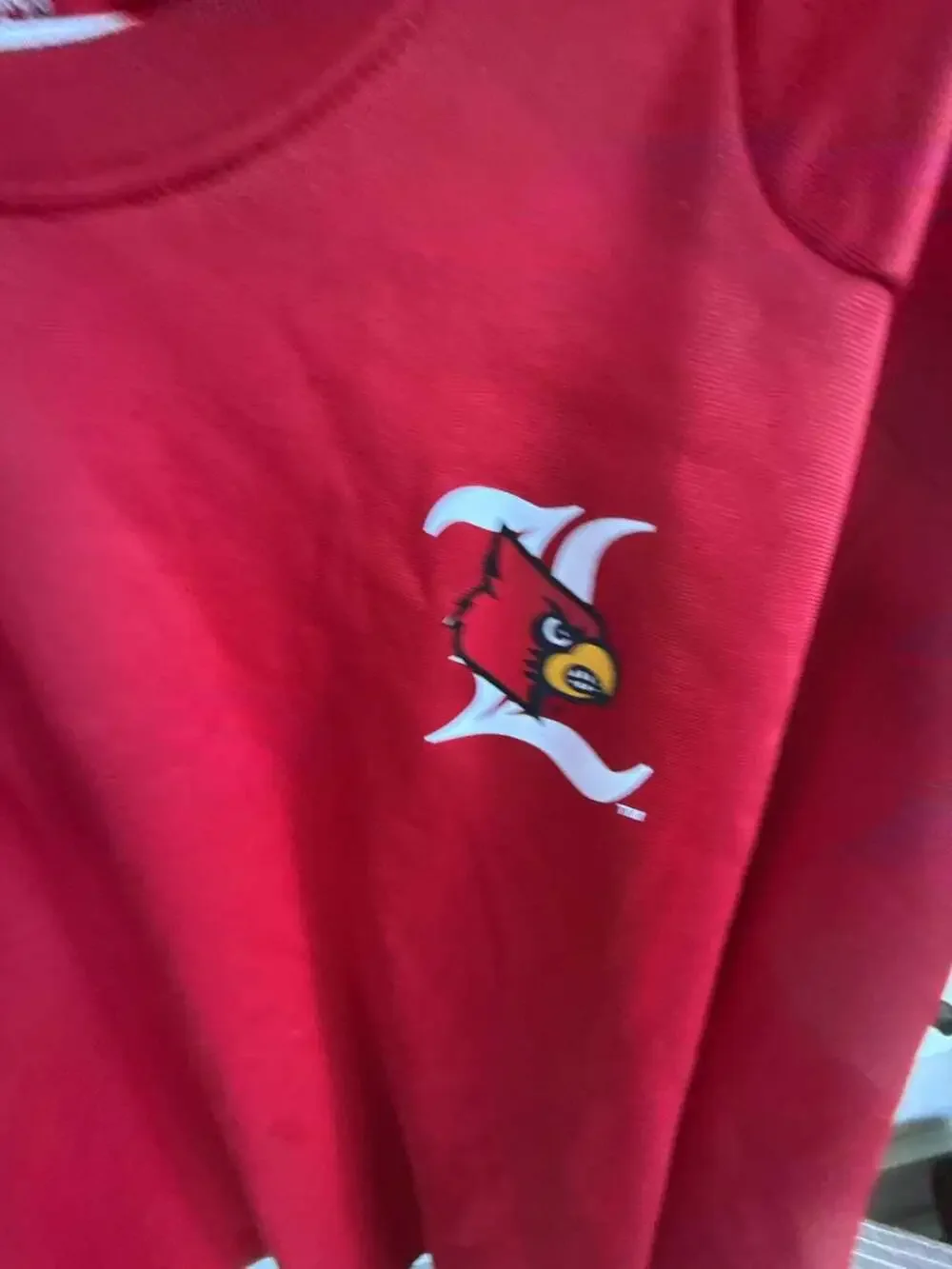 Adidas Louisville Cardinals Adizero Climawarm Long Sleeve Sweatshirt 2XL